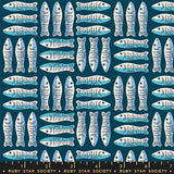 1800 Calico Sardines Galaxy Fabric by Ruby Star Society