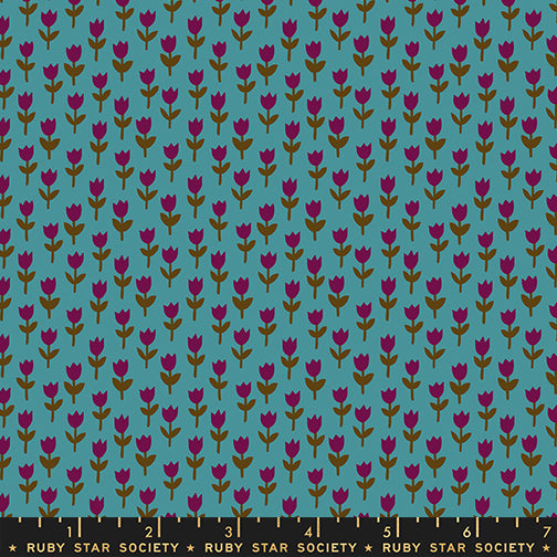 1800 Calico Tulips Storytime Fabric by Ruby Star Society