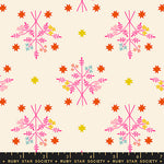 1800 Calico Bouquet Neon Pink Fabric by Ruby Star Society