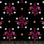 1800 Calico Bouquet Black Fabric by Ruby Star Society