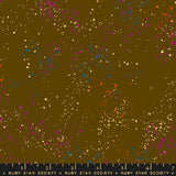 Ruby Star Society Speckled 2024 Metallic Cocoa Brown Fabric