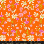 Ruby Star Society Animal Snails Goldfish Orange Fabric