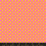 Ruby Star Society Animal Animal Flower Check Orange Fabric