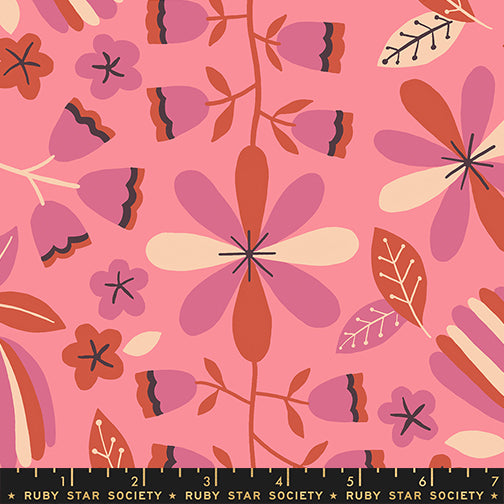 Corsage Front Parlor Sorbet Fabric by Ruby Star Society