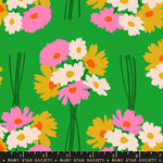 Sparkle Mart Flower Dept Verdant Fabric by Ruby Star Society