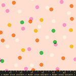 Sparkle Mart Spritz Peach Blossom Fabric by Ruby Star Society