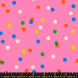 Sparkle Mart Spritz June Pink Fabric by Ruby Star Society