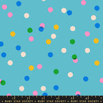 Sparkle Mart Spritz Turquoise Fabric by Ruby Star Society