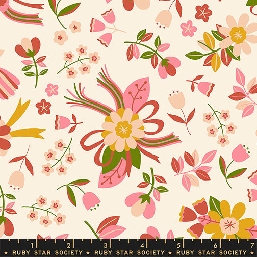 Corsage Nosegay Natural Fabric by Ruby Star Society