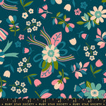 Corsage Nosegay Galaxy Fabric by Ruby Star Society