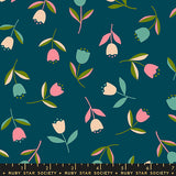Corsage Tiny Tulips Galaxy Fabric by Ruby Star Society