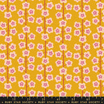 Corsage Baby's Breath Goldenrod Fabric by Ruby Star Society
