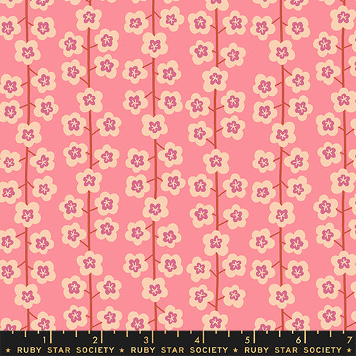Corsage Baby's Breath Sorbet Fabric by Ruby Star Society