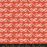 Corsage Bows Persimmon Fabric by Ruby Star Society