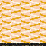 Corsage Ribbons Creamsicle Fabric by Ruby Star Society