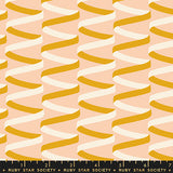 Corsage Ribbons Creamsicle Fabric by Ruby Star Society