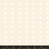 Corsage Swatch Dots White Fabric by Ruby Star Society