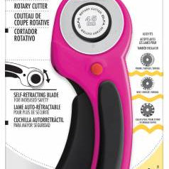 Olfa 45mm Ergonomic Rotary Cutter Magenta
