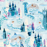 Wishes The Ball Powder Sparkle Fabric by Jill Howarth