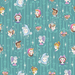 Wishes Cast Raindrop Sparkle Fabric by Jill Howarth