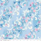 PREORDER Wishes Cindy's Flowers Frost Sparkle Fabric by Jill Howarth