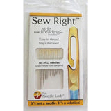 Side Right Side Threading Needles 12 pc