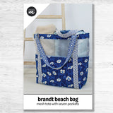 The Brandt Beach Bag Pattern by Studio M Squared