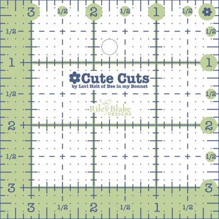Cute Cut Ruler Square 3 1/2" by Lori Holt