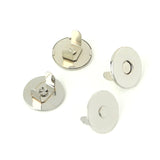 Sallie Tomato Nickel Magnetic Snaps 3/4" Set of 2