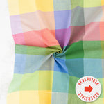Swedish Meadow Madras in Meadow Woven Fabric by Fableism