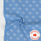 Swedish Meadow | Mini Roses in Larkspur Woven | Fabric by Fableism