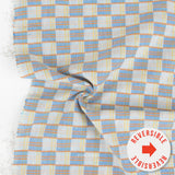 Swedish Meadow | Checks and Plaid in Larkspur Woven | Fabric by Fableism