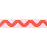 Tula Pink Webbing Big Squiggle Coralline 1.5" Wide By the Yard