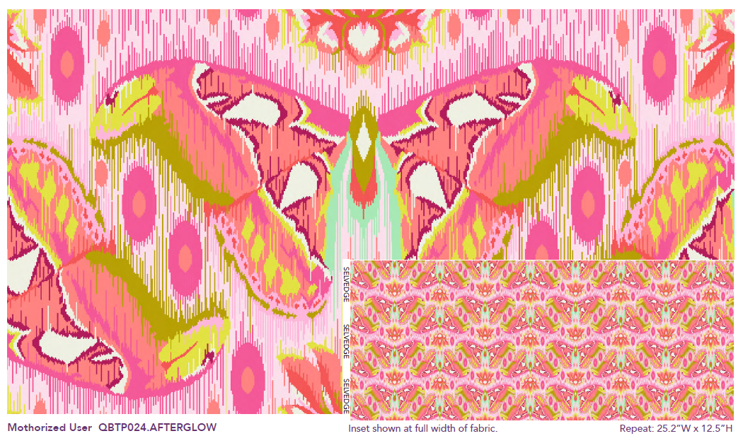 Down to Earth | Mothorized User Afterglow 108" WIDEBACK | Fabric by Tula Pink