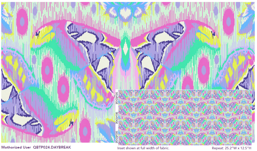 Down to Earth | Mothorized User Daybreak 108" WIDEBACK | Fabric by Tula Pink