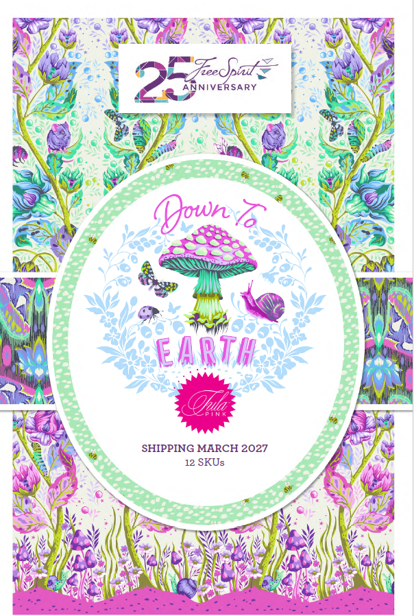 Down to Earth | Fabric Bundle 12 Prints | Fabric by Tula Pink
