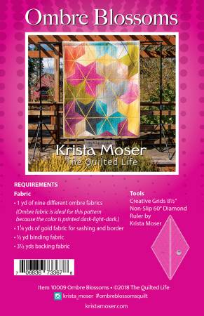 Ombre Blossom Quilt Pattern by Krista Moser