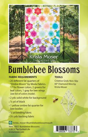Bumblebee Blossoms Quilt Pattern by Krista Moser