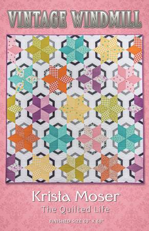 Vintage Windmill Quilt Pattern by Krista Moser