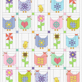 Quilty Chicks Quilt Kit - Tula Pink Fabric