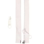 By Annie Zippers 50" Separating Zipper White