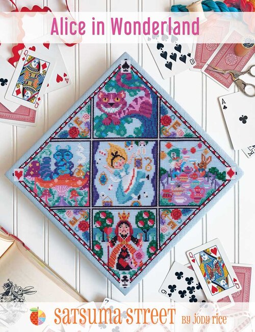Satsuma Street Alice in Wonderland Cross Stitch Pattern