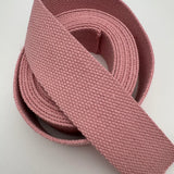 Baby Pink Cotton Webbing 1.5" Wide BY THE YARD
