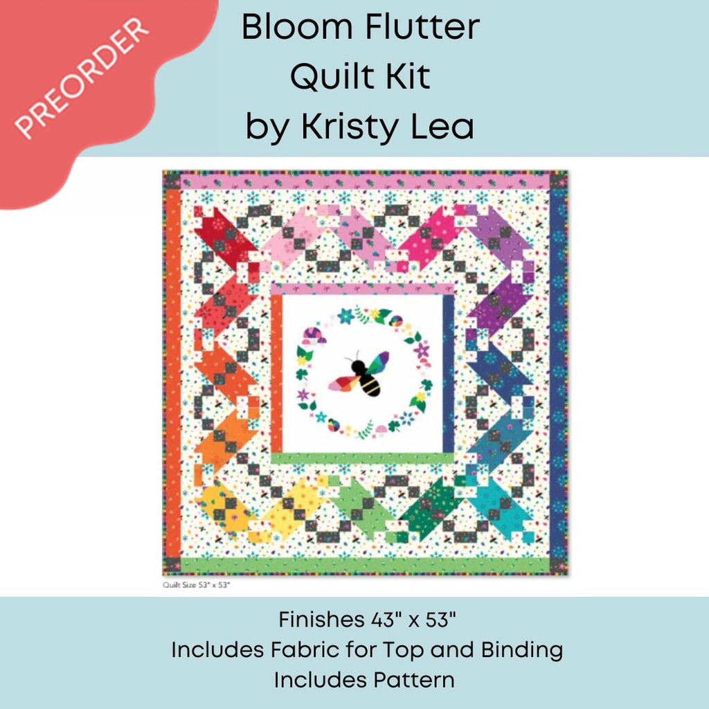 Kristy Lea Bloom Flutter Quilt Kit