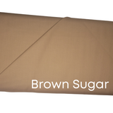 Confetti Cotton Brown Sugar Solid Tan Fabric by Riley Blake