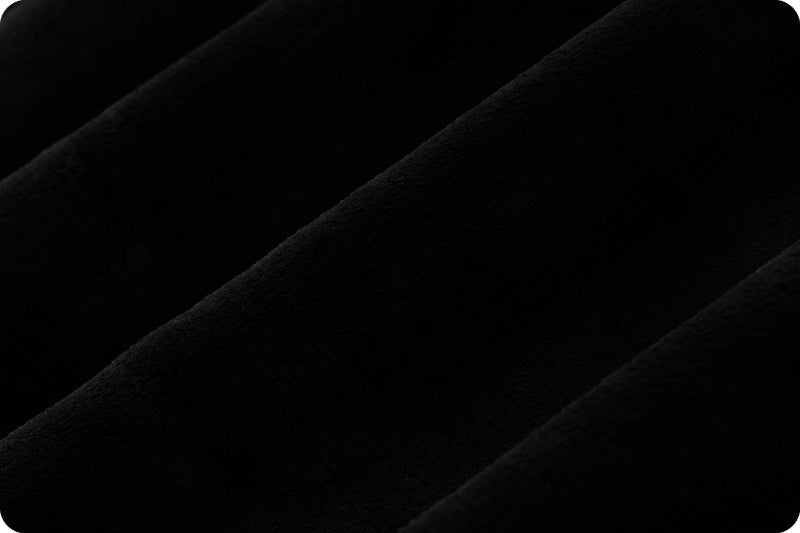 Cuddle Extra Wide 90" Black Minky Cuddle Fabric