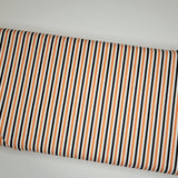 Riley Blake Stripes 1/8" Halloween Black and Orange Fabric