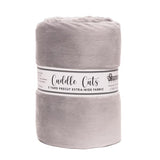 Cuddle Extra Wide Silver Minky 90" x 108" Cuddle Fabric