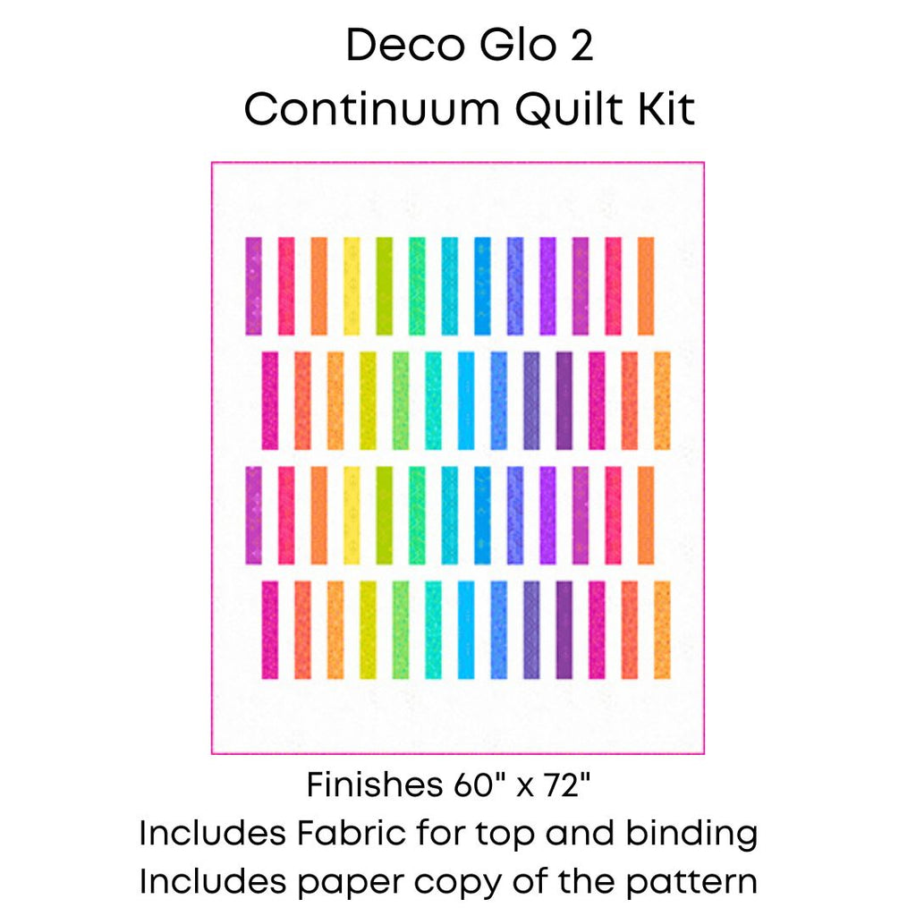 Deco Glo 2 Continuum Quilt Kit Designed by Giucy Giuce