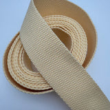 Daffodil Yellow Cotton Webbing 1" or 1.5" Wide BY THE YARD